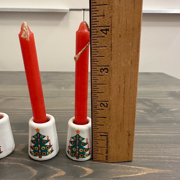 Vintage mini taper candles with potcelain holders
Chadwick Miller - Picture 5 of 8